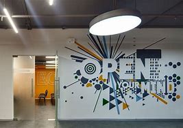 Image result for Modern Office Wall Graphics