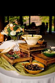 Image result for Buffet Table Decor Ideas