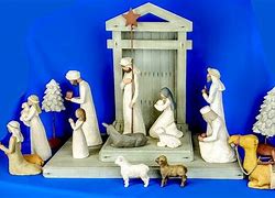 Image result for Willow Tree Nativity Sheltering Animals