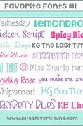 Image result for Different Fonts Cute