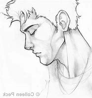 Image result for Male Face Drawing Side View