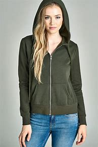 Image result for Women's Black Zip Up Hoodie