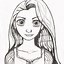 Image result for Rapunzel Black and White Coloring Pages