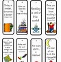 Image result for Printable Bookmark Templates with Quote