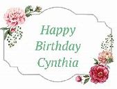 Image result for Happy Birthday Cynthia Cake