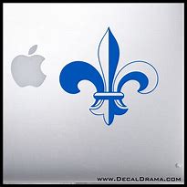 Image result for Fleur De Lis Decal Sticker