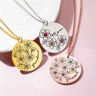 Image result for Personalized Birthstone Necklace