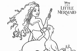 Image result for Black Little Mermaid Coloring Pages