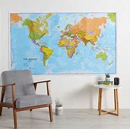 Image result for World Map Wall Poster