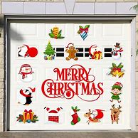 Image result for Christmas Decorations Magnetic Garage Door