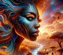 Image result for Female Digital Art Android