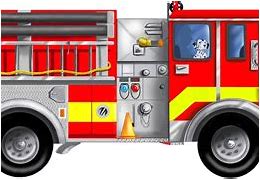 Image result for Fire Truck Clip Art No Background