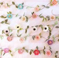 Image result for How to Make a Felt Flower Garland