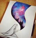 Image result for Galaxy Painting On Laptop