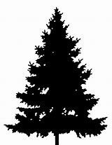 Image result for Silhouette of a Christmas Tree