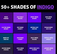 Image result for Word Indigo in Colour