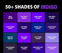 Image result for Indigo Color Chart