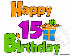 Image result for 15 Happy Birthday Drawings