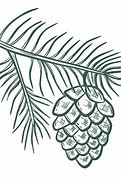 Image result for Pine Cone Stencil