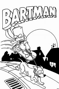 Image result for Bartman Coloring Pages