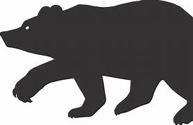 Image result for Bear Silhouette Clip Art