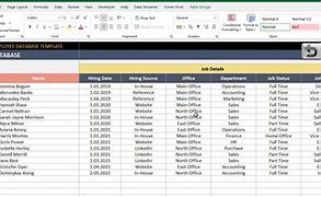 Image result for Employee Database Excel Template