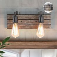 Image result for Farmhouse Style Bathroom Vanity Lights