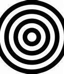 Image result for Archery Target Black and White