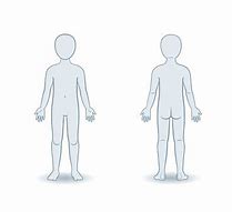 Image result for Child Body Outline Front and Back