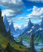 Image result for Line Landscape Art Lesson