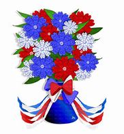 Image result for Patriotic Flowers Clip Art