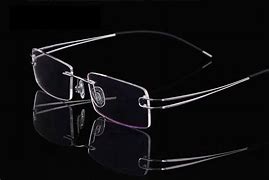 Image result for Titanium Rimless Glasses Frames