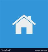 Image result for White Blue House Icon