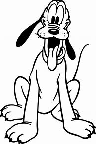 Image result for Pluto the Dog Coloring Pages