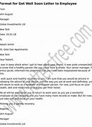 Image result for Get Better Soon Letter