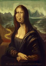 Image result for Mona Lisa Cartoon