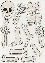 Image result for Free Printable Skeleton Crafts