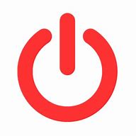 Image result for Red Power Button