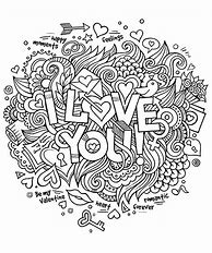 Image result for Free Coloring Pages I Love You