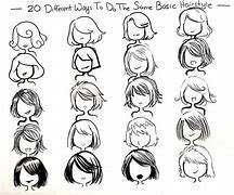 Image result for Draw Hair Easy