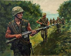 Image result for Vietnam War Soldier Art