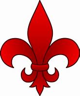 Image result for Red Fleur De Lis