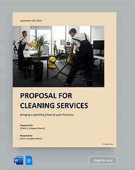 Image result for Cleaning Proposal Template Word