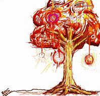 Image result for Trippy Line Drawing of Tree