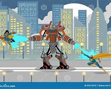 Image result for Robot Angry Giant Fight