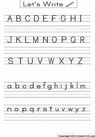 Image result for Printing Letters A Z Worksheets