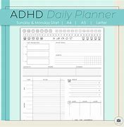 Image result for ADHD Schedule Template