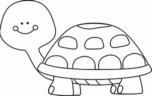 Image result for Cute Turtle Clip Art Black and White