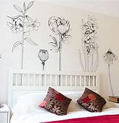 Image result for White Flower Wall Decals