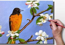 Image result for Canvas Tree Paintings with Birds